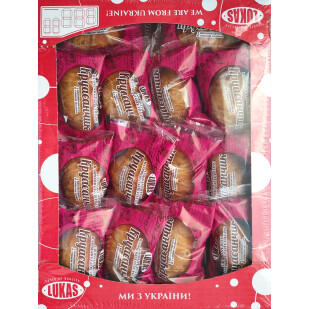 Круасани Лукас з малиновим наповнювачем, 1.4кг./ящ.