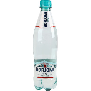 Вода мінеральна Borjomi пластик, 0,5л (4860019001353)