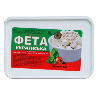 Сыр Свет Сыр Фета Украинская 45%, 300г (4820153350069)