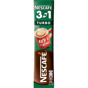 Кофейный напиток Nescafe Turbo 3в1, 13г (7613036116107)