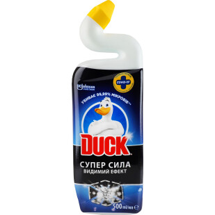 Засіб чистячий Duck Суперсила Видимий ефект для унітазу, 500мл (4823002004199)