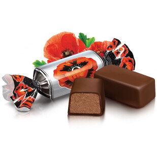 Конфеты Roshen Красный мак, кг