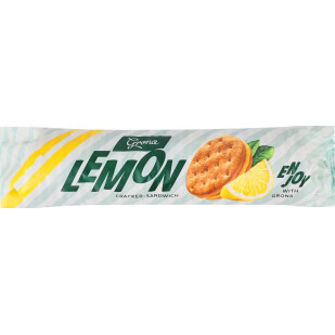 Крекер-сендвич Grona с лимонной начинкой, 195г (4820258641109)