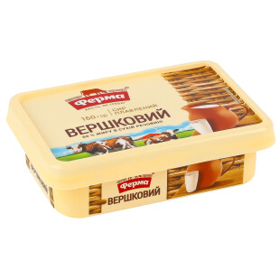 Сир плавлений Ферма вершковий 60%, 160г (4820239249768)