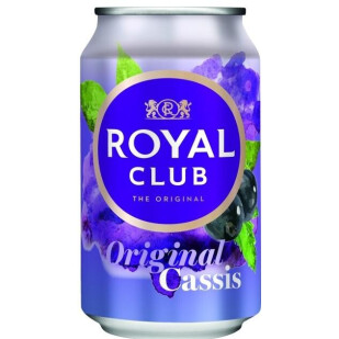 Напиток Royal Club Черная смородина б/алк газ, 0,33л (8715600160055)