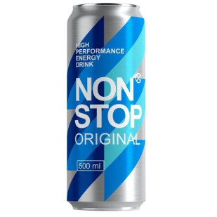 Напиток энергетический Non Stop сильногазиров. ж/б, 0,5л (4820097890324)