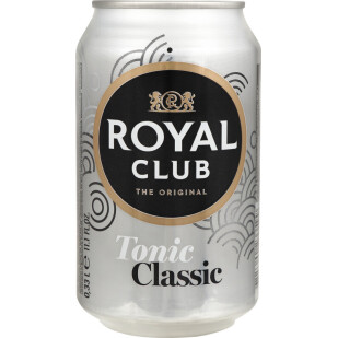 Напій Royal Club Тонік класичний б/алк газований, 0,33л (8715600233599)