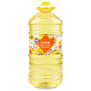 Масло подсолнечное Премія рафинированное, 3л (4820078570283)
