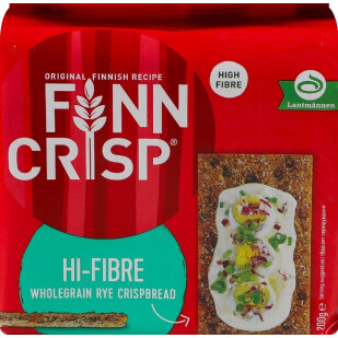 Хлібці Finn Crisp Hi-Fibre з висівками житні, 200г (6410500098393)