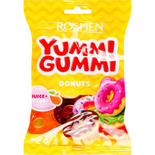 Мармелад Roshen Yummi Gummi Donuts, 70г (4823077636370)