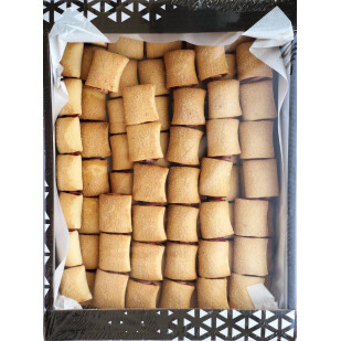 Печиво Батоша рулет з малиновим джемом, 2кг/ящ.