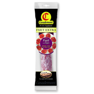Ковбаса Casademont Fuet Mini екстра з інжиром с/в, 80г (8411034840579)