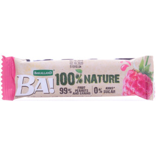 Батончик Ba! финиковый ягоды-овес без сахара, 40г (5900749691871)