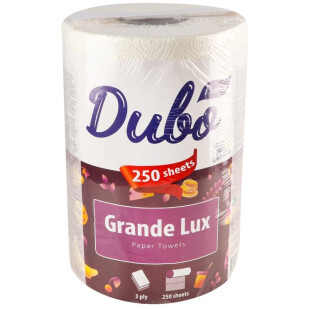 Рушники паперові Диво Premio Grande Lux 3-шарові 250 листів, шт (4820003837597)