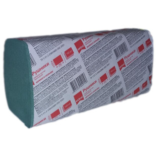 Рушники паперові Extra! зелені 1-шарові 160 листів, шт (4823096407074)