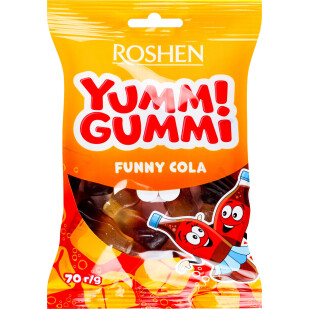 Мармелад Roshen Yummi Gummi Funny Cola, 70г (4823077636394)