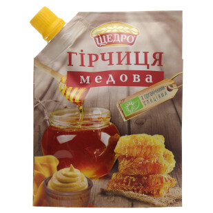 Горчица Щедро Медовая, 120г (4823097400210)