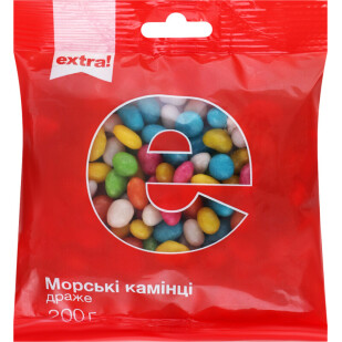 Драже Extra! Морські камінці, 200г (4824034018239)
