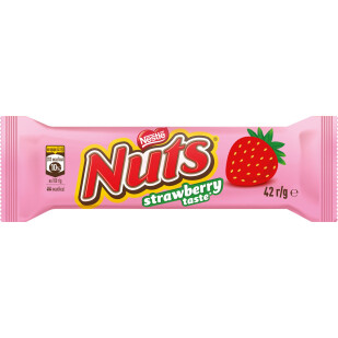 Батончик Nuts Strawberry, 42г (8593893780576)