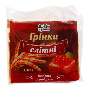 Гренки Добра грінка Элитные, 140г (4820122282537)