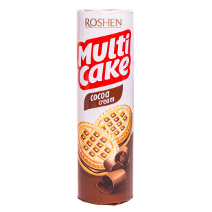 Печиво Roshen Multicake з какао, 180г (4823077609077)