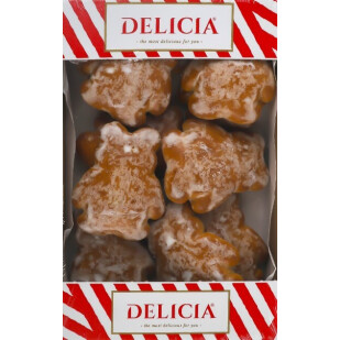 Пряники Delicia Ведмедики заварні, 0,3кг (4823102513119)
