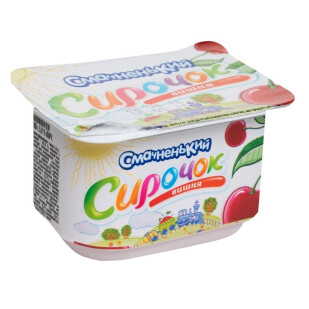 Творожок Смачненький вишневый 5%, 100г (4823005104506)