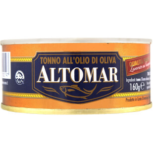 Тунец Altomar в оливковом масле ж/б, 160г (8001868000197)