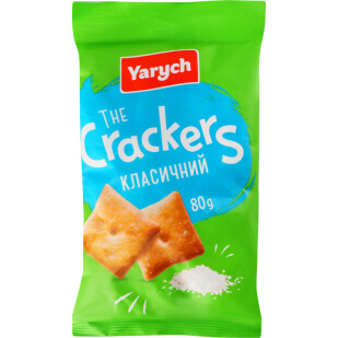 Крекер Yarych класичний з сіллю, 80г (4820154482967)