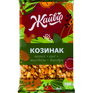 Козинак Жайвір ассорти с миндалем, 100г (4820007053948)