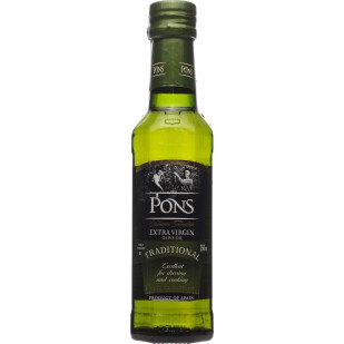 Масло оливковое Pons Extra virgin, 250мл (8429671350054)