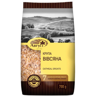 Крупа овсяная Август, 700г (4820019600741)