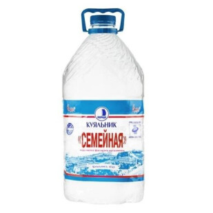 Вода минеральная Куяльник Семейная столовая н/газ, 6,0л (4820001020793)
