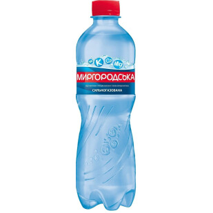 Вода минеральная Миргородська сильногазированная, 0,5л (4820000430067)