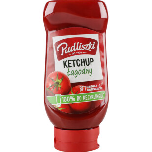 Кетчуп Pudliszki томатный, 480г (5900783000424)