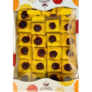 Слойка Мануфактура с вишней, 1,1кг/ящ