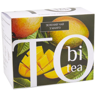 Чай зеленый Tobi с манго, 20*2,5г