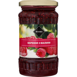 Варенье Rioba малиновое, 465г (4820210080618)
