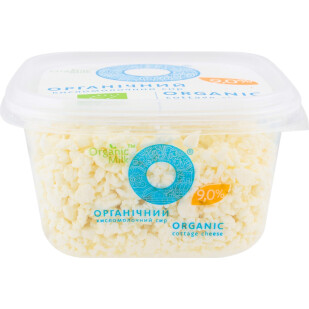 Сир кисломолочний Organic Milk 9% органічний, 300г (4820178810081)
