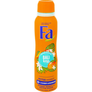 Дезодорант-спрей Fa BaliKiss аромат манго-цветы ванили, 150мл (4015100209099)