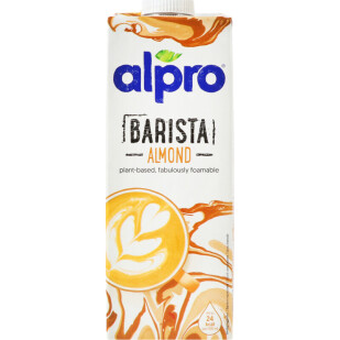 Напиток миндальный Alpro Barista, 1л (5411188125341)