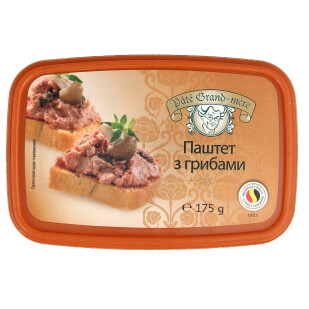 Паштет Pate Grand-Mere Exclusive с грибами, 175г (5413546331265)
