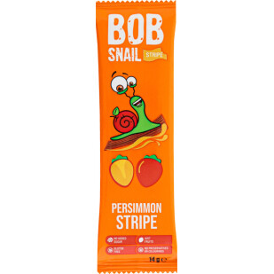 Цукерка Bob Snail Stripe хурма, 14г (4820219342458)
