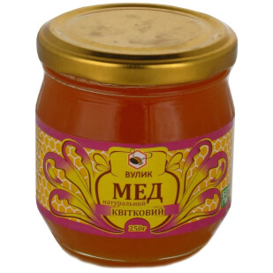 Мед Вулик натуральный цветочный, 250г (4820139850040)