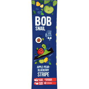 Цукерка Bob Snail яблуко-груша-чорниця, 14г (4820206080745)