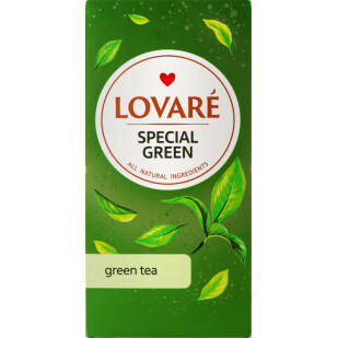 Чай зелений Lovare Special Green, 24*2г (4820198874858)