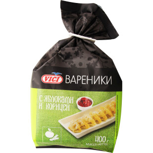 Вареники VICI с яблоками и корицей, 400г (4770190108652)