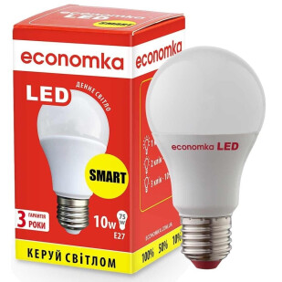 Лампа Экономка LED Smart A60 10W 4200K E27, шт (4820172680642)