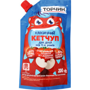 Кетчуп Торчин Классический детский д/п, 200г (7613287431455)