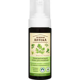 Пенка для умывания Зеленая Аптека Тонизирующая, 150мл (4823015911729)